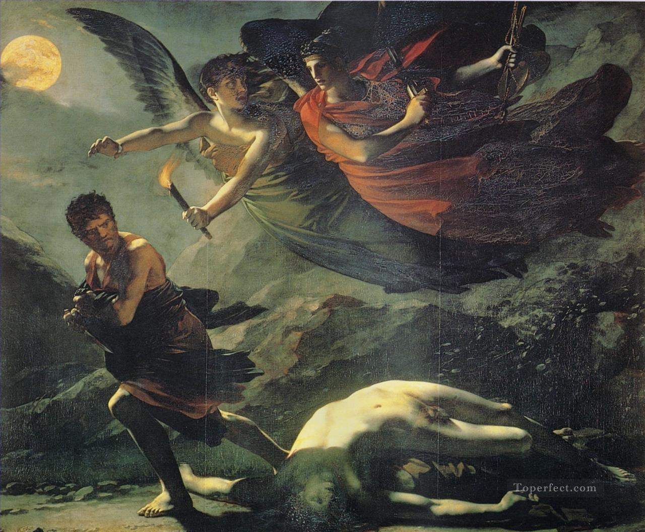 Justice and Divine Vengeance Pursuing Crime Romantic Pierre Paul Prud hon Oil Paintings